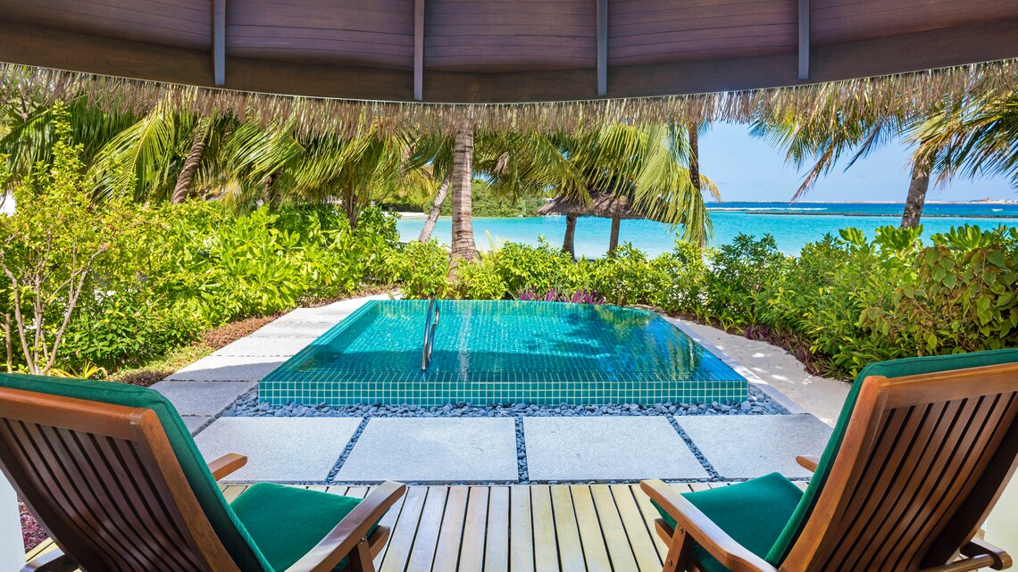 Cottage with Pool at Sheraton Maldives Full Moon Resort & Spa thumbnail 2